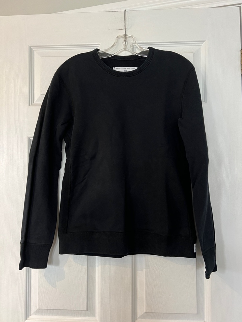 Reigning Champ Black Crewneck Pullover